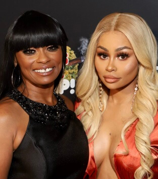 Shalana Hunter with her daughter, Blac Chyna.